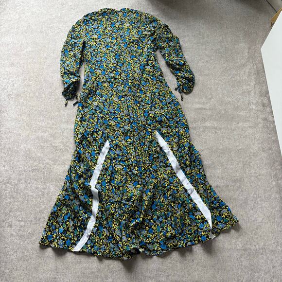 Victoria Beckham Silk Floral Maxi Dress - Picture 7 of 8